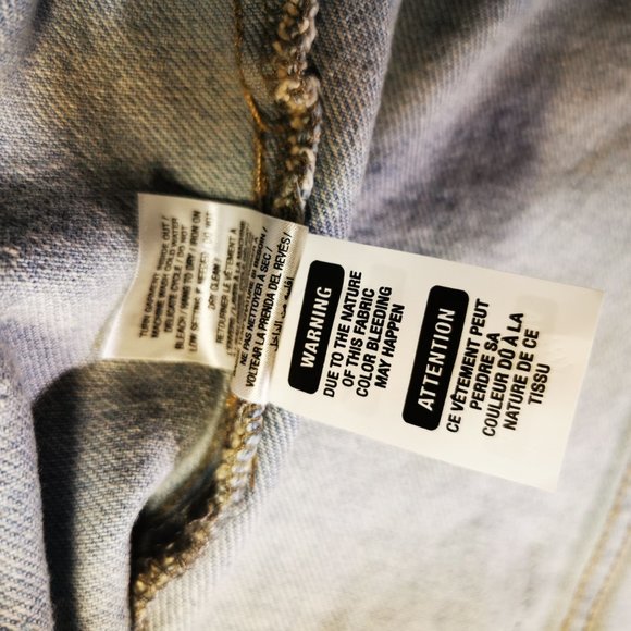 Ardene Eighty Two Denim Hooded Jacket, Gray, Small - Picture 6 of 9